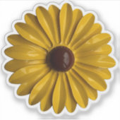 Sticker 60s MOD Hippie Daisy Fleur Floral Printemps Mariag (Devant)