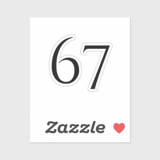 STICKER 67 (Feuille)