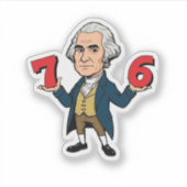 Sticker 67 George Washington 7-6 Six Sept Mème 67 (Devant)