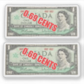 Sticker 69 cents (Devant)