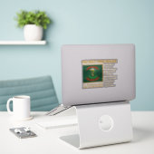 Sticker 69e régiment, brigade irlandaise (BH) (Ordinateur portable sur le bureau)