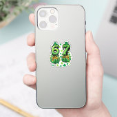 Sticker 6 7 Jour de la Saint-Patrick (Téléphone)