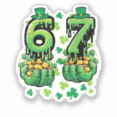 Sticker 6 7 Jour de la Saint-Patrick (Recto)