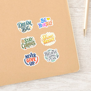 Sticker +6 (Enfants & Écoliers) Encouragement & Motivation