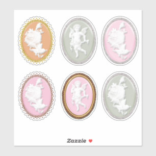 Sticker 6 x Beau Scrapbooking Cardmaking Cadeaux Caméos