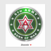 Sticker 6e armée (Feuille)