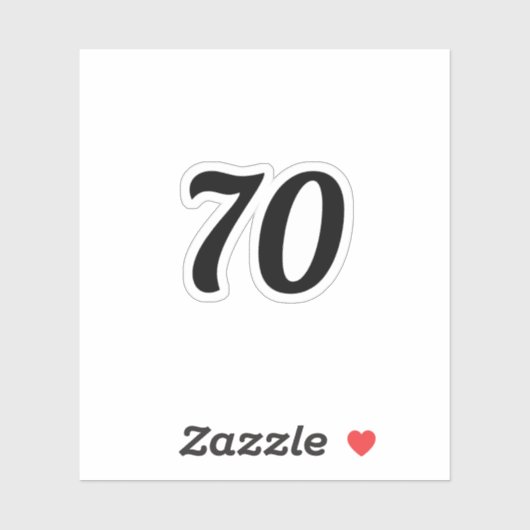 STICKER 70 (Feuille)
