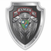 Sticker 75e Ranger Régiment "Rangers Lead the Way" (Devant)