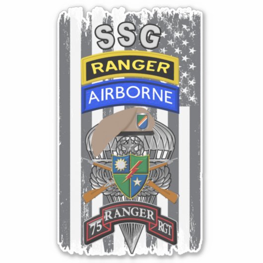 Sticker 75e régiment de Rangers (Devant)