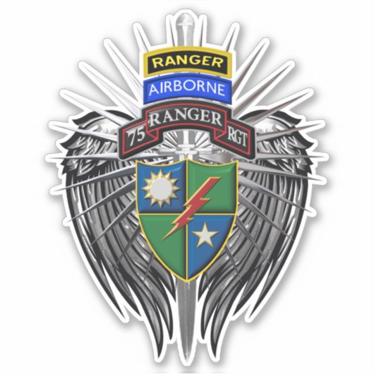 Sticker 75e régiment de Rangers (Devant)