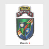Sticker 75e régiment de Rangers (Feuille)