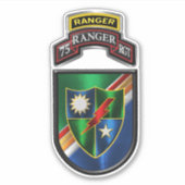 Sticker 75e régiment de Rangers (Devant)