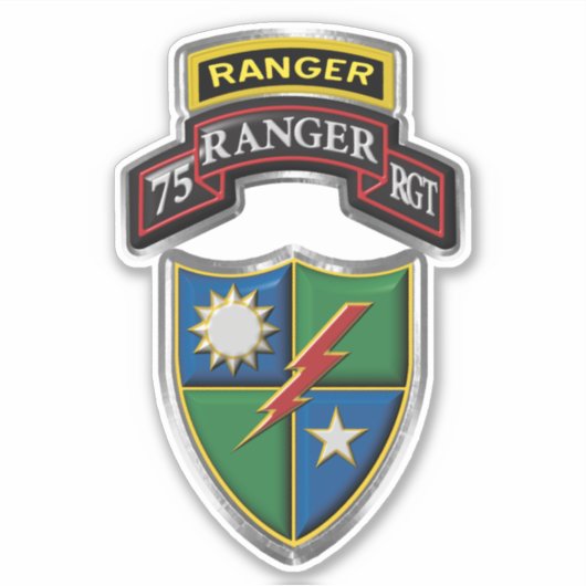 Sticker 75e régiment de Rangers (Devant)