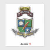 Sticker 75e Régiment de Rangers Sua Sponte (Feuille)