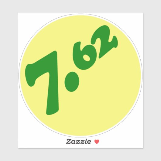 STICKER 7,62 MM (Feuille)