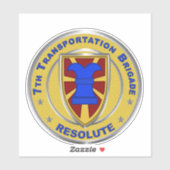 Sticker 7e brigade des transports (Feuille)