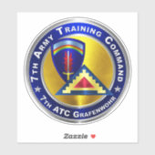 Sticker 7e Centre d'instruction de l'Armée de terre ATC (Feuille)