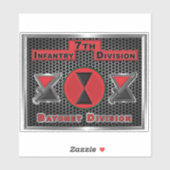 Sticker 7e division d'infanterie (Feuille)