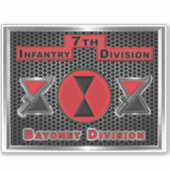 Sticker 7e division d'infanterie (Devant)