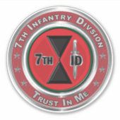 Sticker 7e division d'infanterie (Devant)