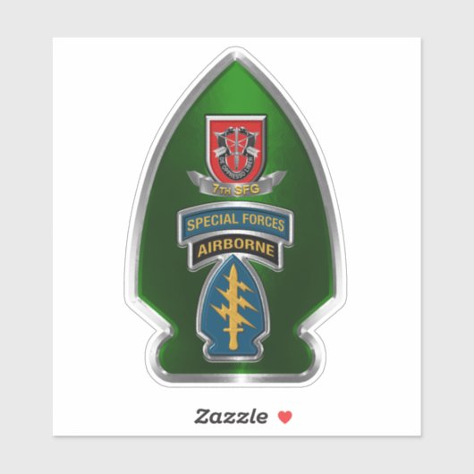 Sticker 7e FOI du Groupe des opérations spéciales https:// (Feuille)