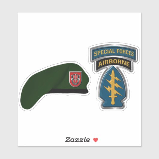 Sticker 7e Groupe des forces spéciales aéroporté (Feuille)