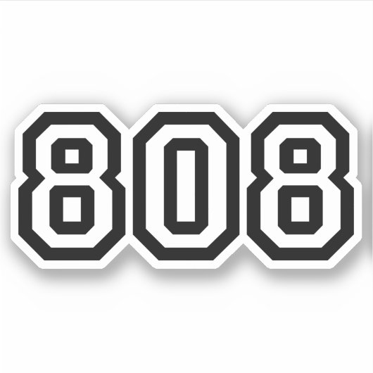 STICKER 808 (Devant)
