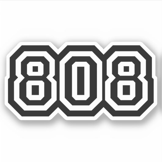 STICKER 808 (Devant)