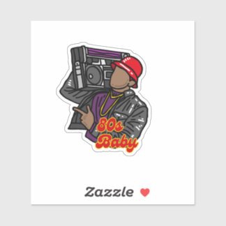 Sticker 80s Bébé