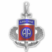 Sticker 82e division aérienne Vétéran afghan (Devant)