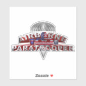 Sticker 82e division aéroportée Parachutiste aéroporté (Feuille)
