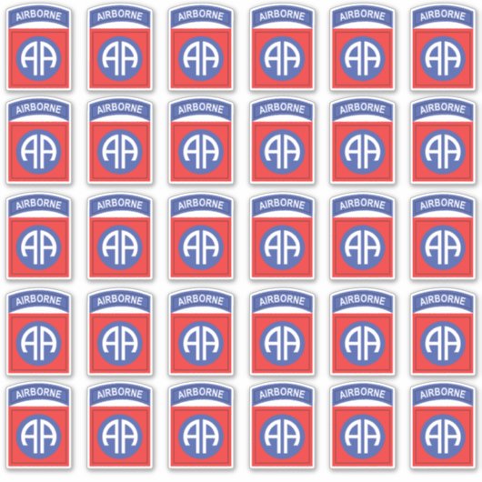 Sticker 82e patch américain x30 (Devant)