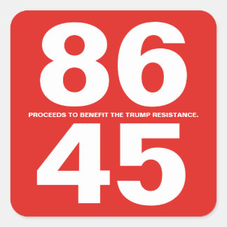 Sticker 86 45 (Trump Resistance)
