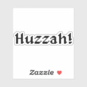 Sticker 8 Bits Huzzah ! (Feuille)