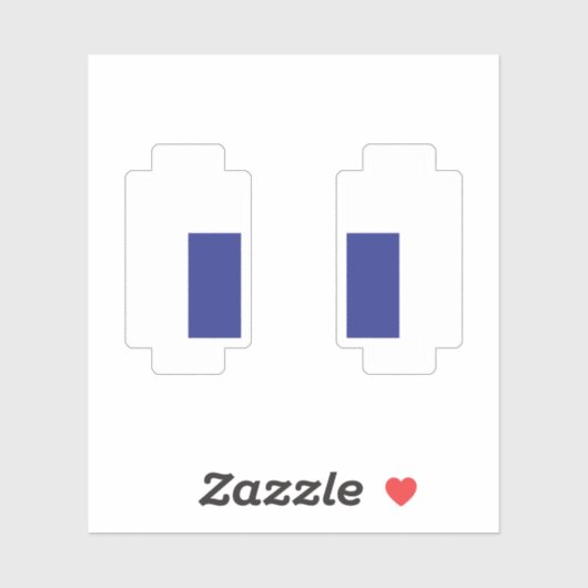 Sticker 8 bits Pixel Manga Eyes (Feuille)