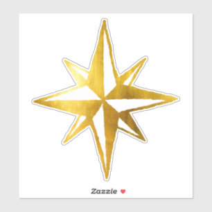 Sticker 8 Branche Étoile Spirituelle Vintage cuisine Céles