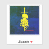 Sticker 8 pieds, zéro merci (Feuille)