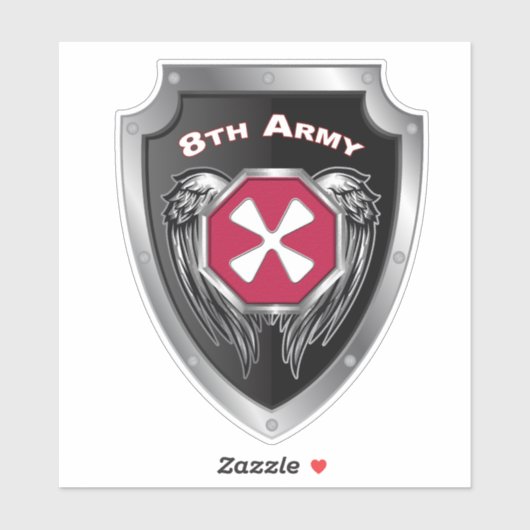 STICKER 8E ARMÉE (Feuille)