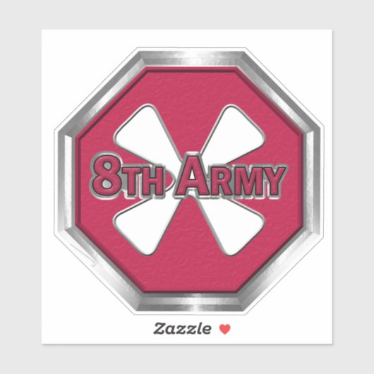 STICKER 8E ARMÉE (Feuille)