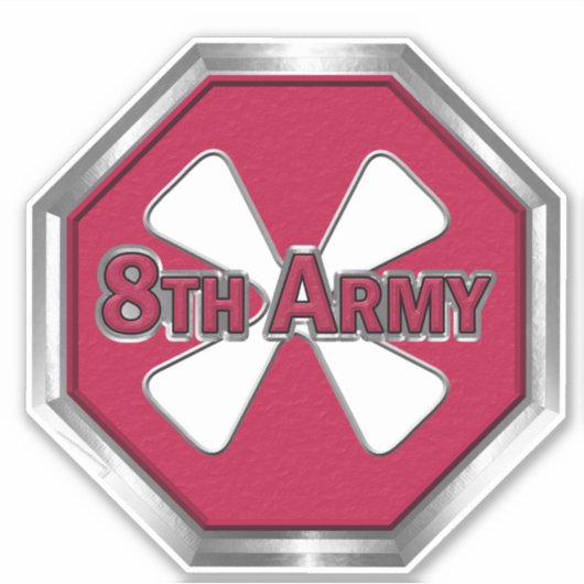 STICKER 8E ARMÉE (Devant)