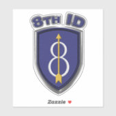 Sticker 8E Division d'infanterie (Feuille)
