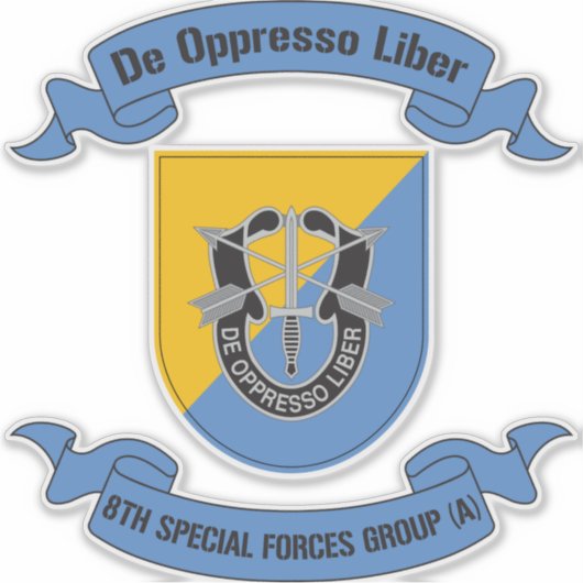 Sticker 8e Groupe des forces spéciales (aéroporté) 8e Grou (Devant)