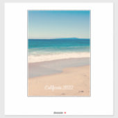 Sticker 8x11 Famille Vacances d'été photo (Feuille)