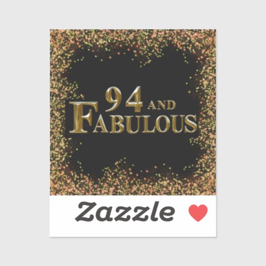 Sticker 94e anniversaire  (Feuille)