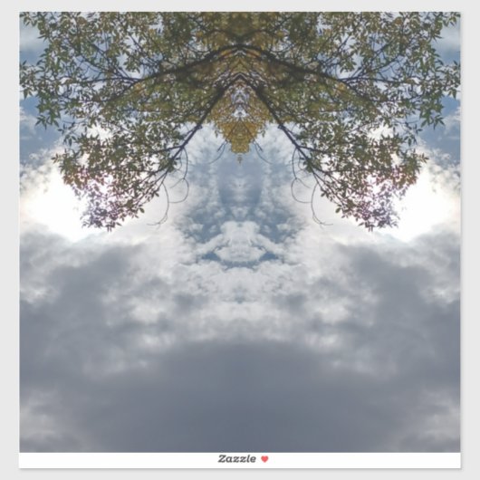 Sticker 97Z Unique Colorful Abstract Nature (Feuille)