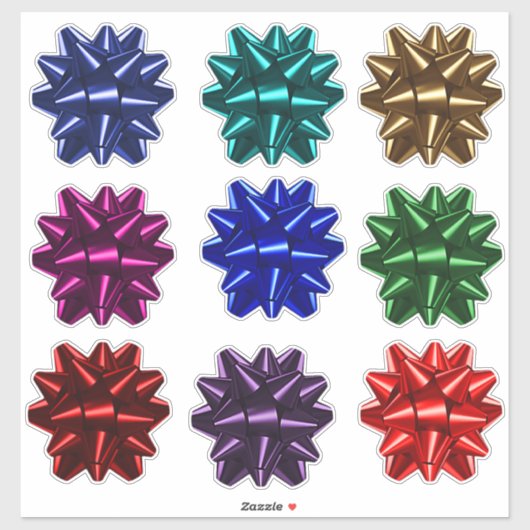 Sticker 9 Enveloppes de papier cadeau de preuve de broyage (Feuille)