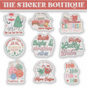 Sticker 9 In One Christmas Cheer Pack - Festif & Fun (Devant)