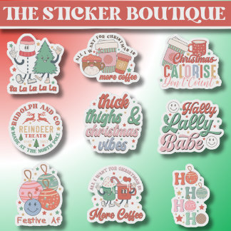 Sticker 9 In One Christmas Cheer Pack - Festif & Fun