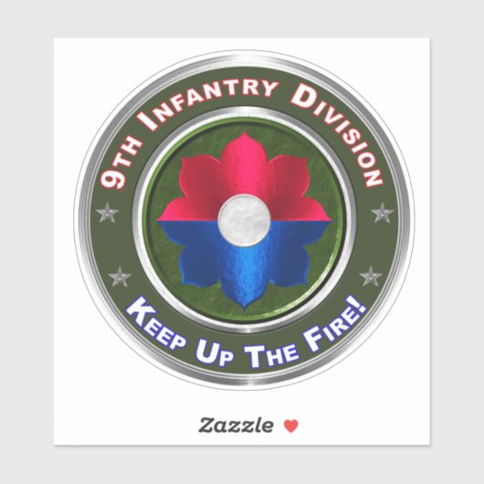 Sticker 9e division d'infanterie (Feuille)