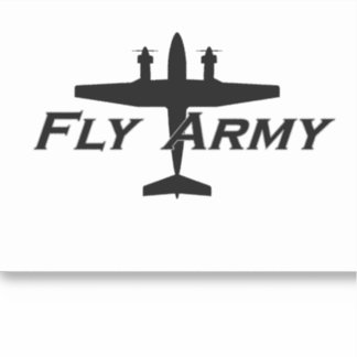 Sticker à aile fixe C-12 King Air Army